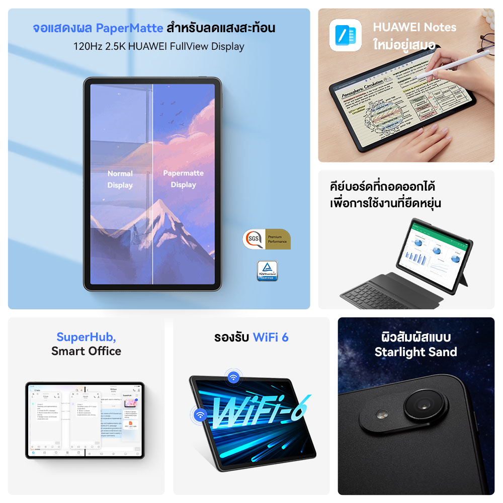 HUAWEI MatePad 11 PaperMatte Edition แท็บเล็ต 120 Hz HUAWEI PaperMatte ...