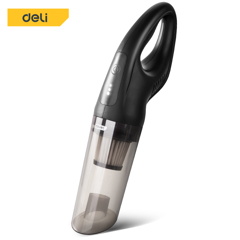 Deli เครื่องดูดฝุ่นในรถ เครื่องดูดฝุ่นรถยนต์ ที่ดูดฝุ่น มือถือ ใช้ HEPA กรอง 6000Pa ดูด ที่ดูดฝุ่นในรถ vacuum cleaner ราคา 399 บาท*ส่งฟรี