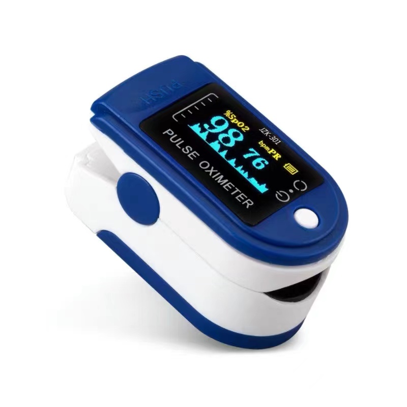 เครื่องวัดออกซิเจนในเลือดหน้าจอ OLED ปลายนิ้ว Heart Rate Monitor แบบพกพา Air Oxygen Monitor ปลายนิ้ว PULSE oximeter