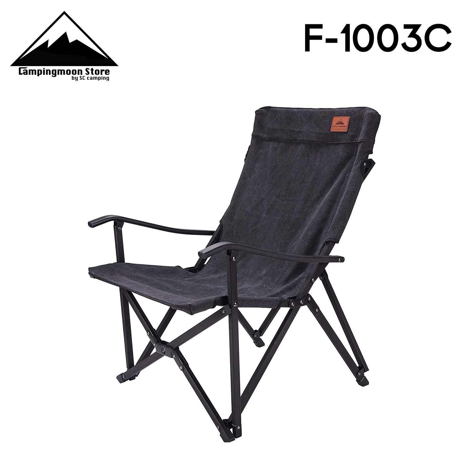 🔥⚡️เก้าอี้  Campingmoon [Sling Chair] พับได้ ผ้า Canvas  พร้อมกระเป๋าจัดเก็บ มีสีให้เลือก F-1003C⚡️🔥