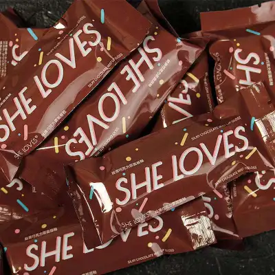 TB-087 ลิปช็อคโกแลต ลิปสติก SHE LOVES ของแท้ Chocolate Velvet Matte ลิปสติกเคลือบช็อกโกแลต ลิปกลอส เนื้อแมทนุ่ม พร้อมส่ง