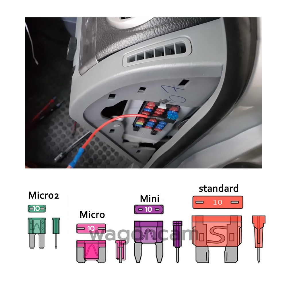 ขายถูก ❆℡✷ WGC. Fuse Tap แท็ปฟิวส์แถมฟิวส์ ต่อกล้องติดรถ ต่อGPS ต่ออุปกรณ์ในรถ ไม่ต้องตัดต่อสายไฟ มี 4 แบบ แถมฟรี ฟิวล์ 10A