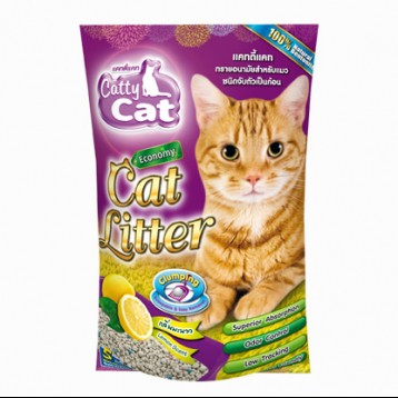 Catty Cat ทรายแมว กลิ่นมะนาว ขนาด 10 ลิตร