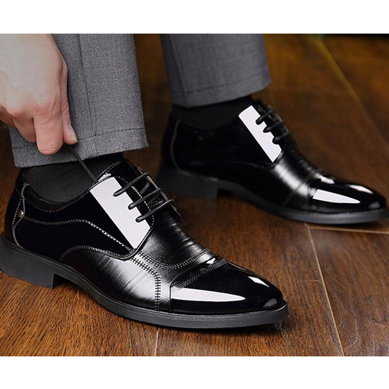 รองเท้าผู้ชายสำหรับธุรกิจรองเท้าผู้ชายลำลองรองเท้าหนังแฟชั่นงานแต่งงาน Men's shoes for business, men's casual shoes, leather shoes