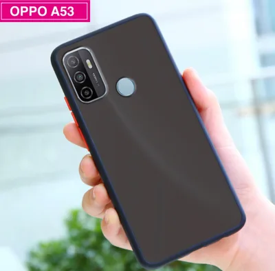[ส่งจากไทย] Case OPPO A53 2020 เคสโทรศัพท์ ออฟโป้ เคสกันกระแทก ปุ่มสีผิวด้าน เคส Oppo A53