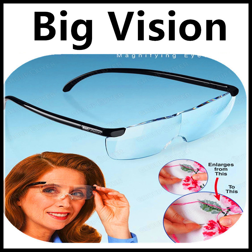 BIG VISION แว่นตาขยายไร้มือจับ แว่นขยายไร้มือจับ แว่นขยาย แว่นอ่านหนังสือ