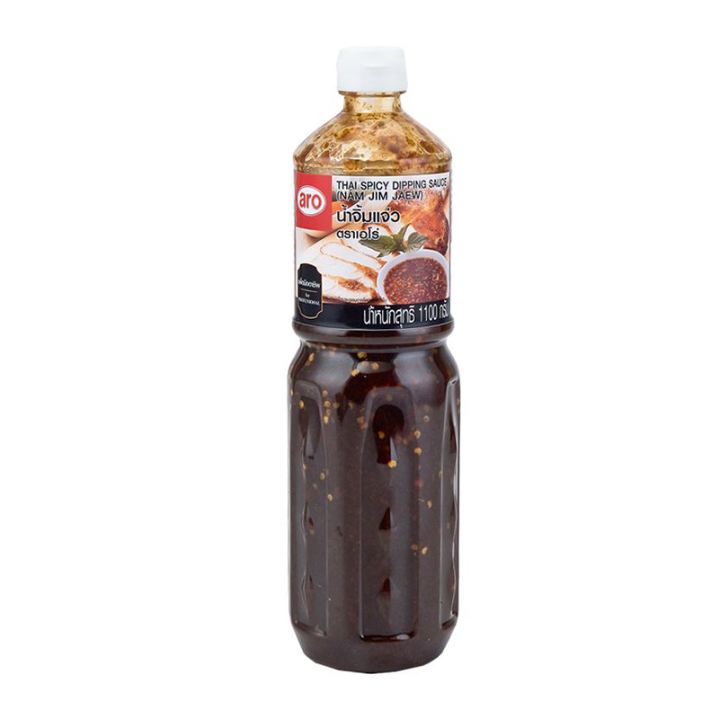 เอโร่ น้ำจิ้มแจ่ว 1100 กรัม aro Thai Spicy Dipping Sauce Nam Jim Jaew 1100 g.