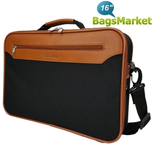 สินค้า BagsMarket กระเป๋าเอกสาร Romar Polo กระเป๋าสะพายไหล่ กระเป๋าถือ กระเป๋าใส่เอกสาร กระเป๋าทรงแมสเซนเจอร์ ขนาด 16 นิ้ว Code MSR3211
