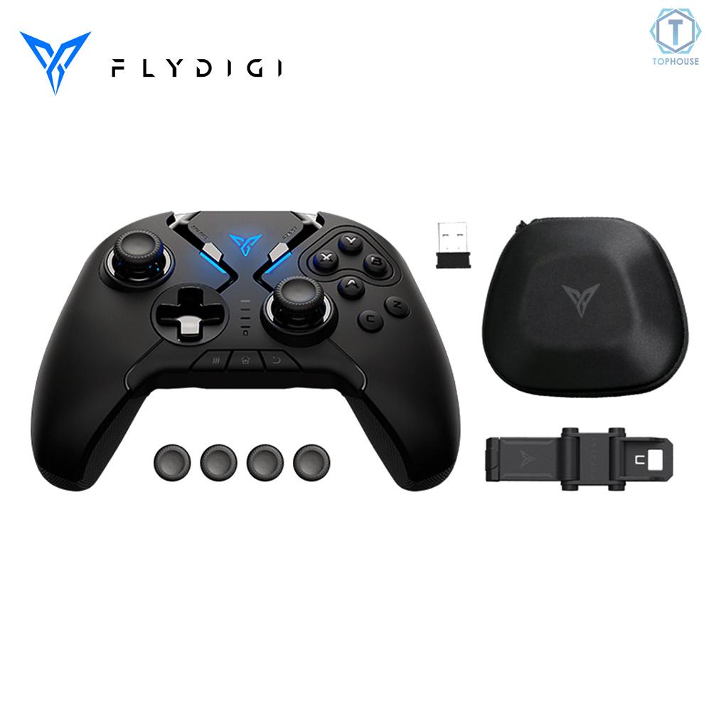 T Global Flydigi Apex 2 Gamepad เกมแพดควบคุมเกมแบบอัตโนมัติพร้อมที่วางโทรศัพท์มือถือคอมพิวเตอร์โทรศัพท์มือถือ