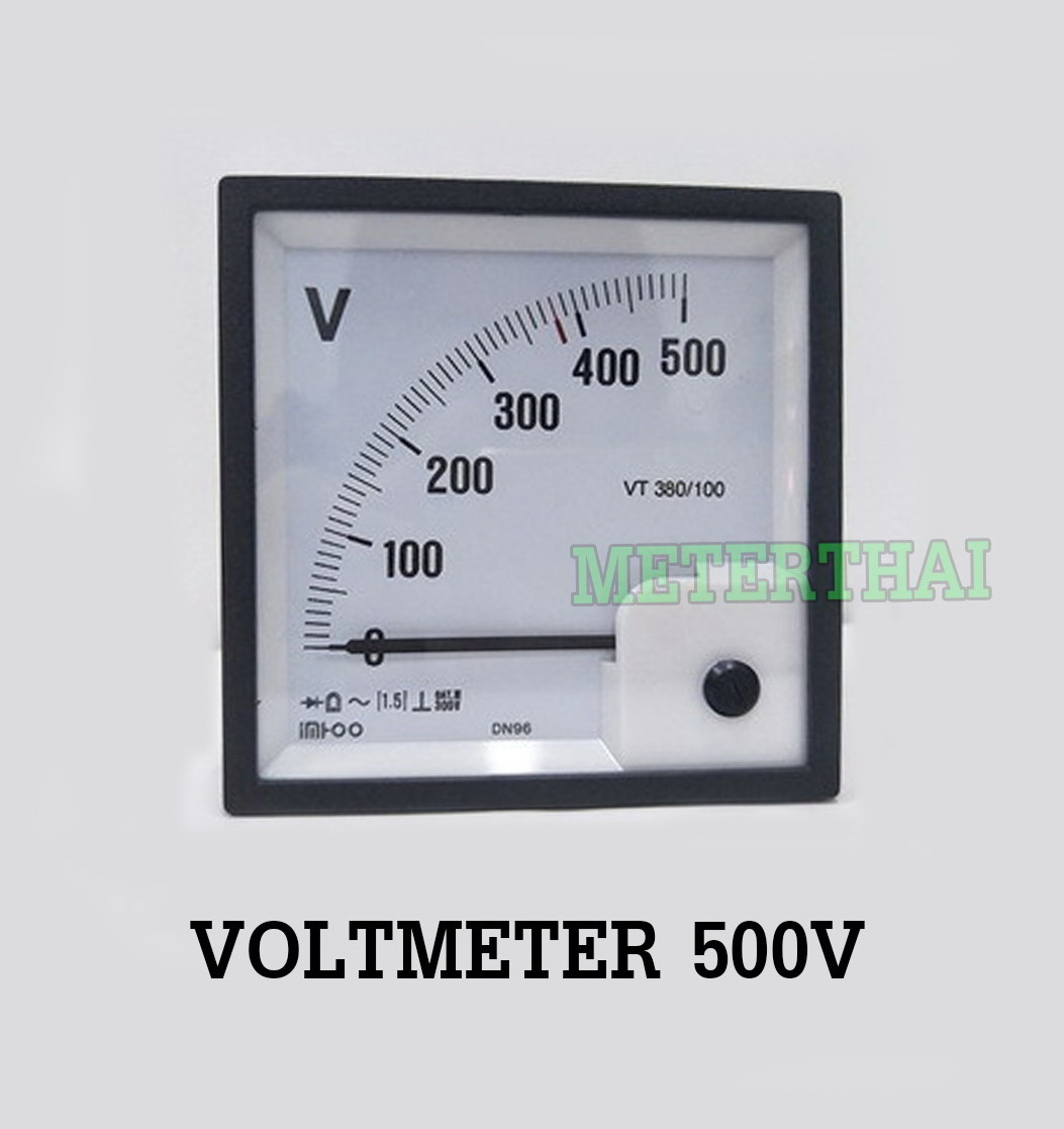 โวลต์มิเตอร์ TB-96 Analog Voltmeter 500Vac ขนาด 96x96 mm.