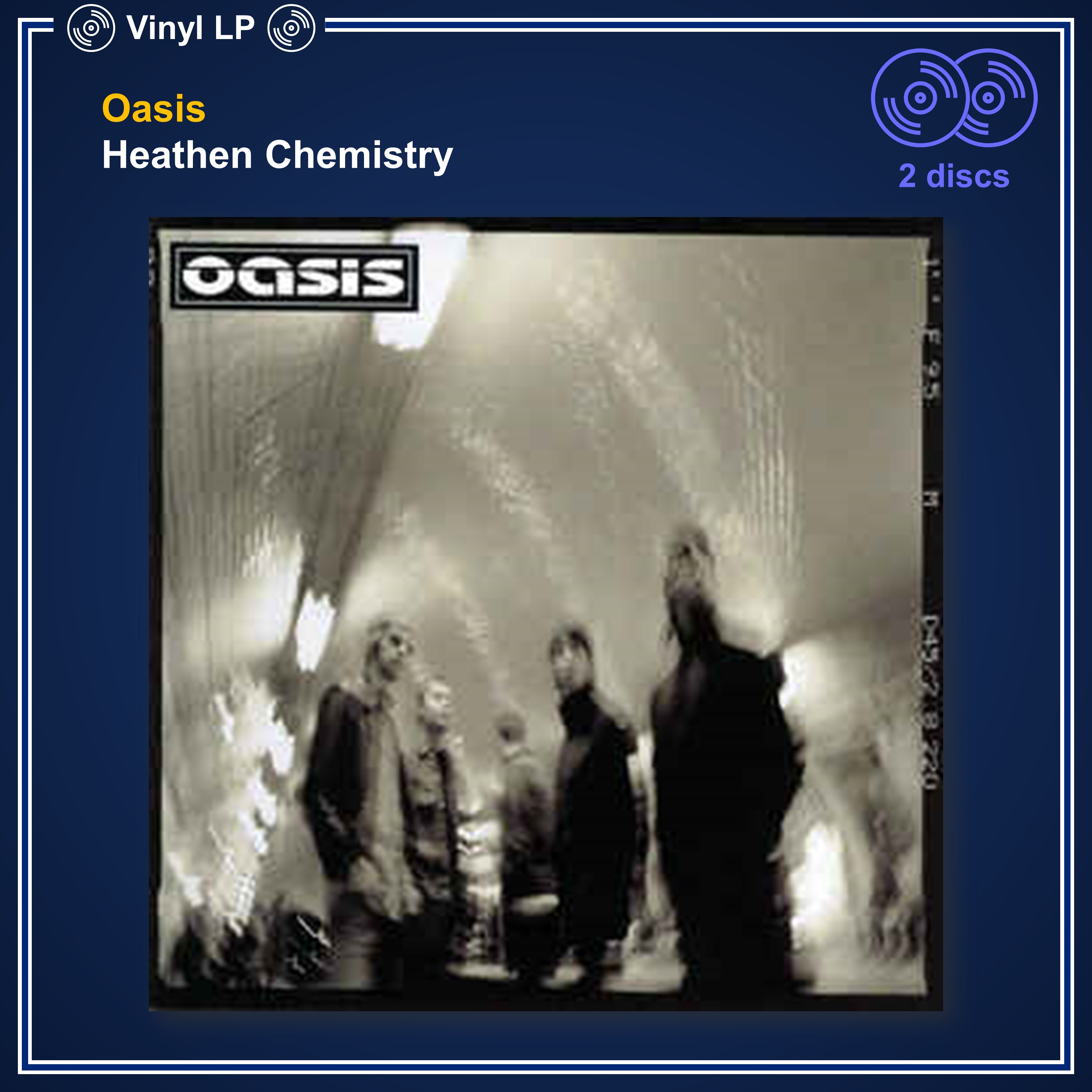 [แผ่นเสียง Vinyl LP] Oasis - Heathen Chemistry [ใหม่และซีล SS]
