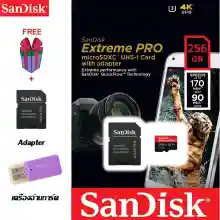 ภาพขนาดย่อของภาพหน้าปกสินค้าเมมโมรี่การ์ด Sandisk Extreme Pro microSD SDXC / HC Card ความเร็ว 170 MB/s ความจุ 32 GB 64 GB 128GB 256GB Class10 A2 (SDSQXCU-GN6MA) การ์ดหน่วยความจำ ไอโครเอสดีการ์ด แซนดิส Sandisk Extreme จากร้าน Eagle-Office บน Lazada ภาพที่ 2