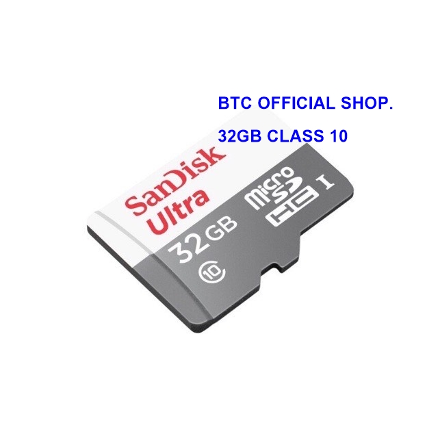 Sandisk ultra micro sd 32gb class 10- 80mb/s ประกันของ synnex เมม