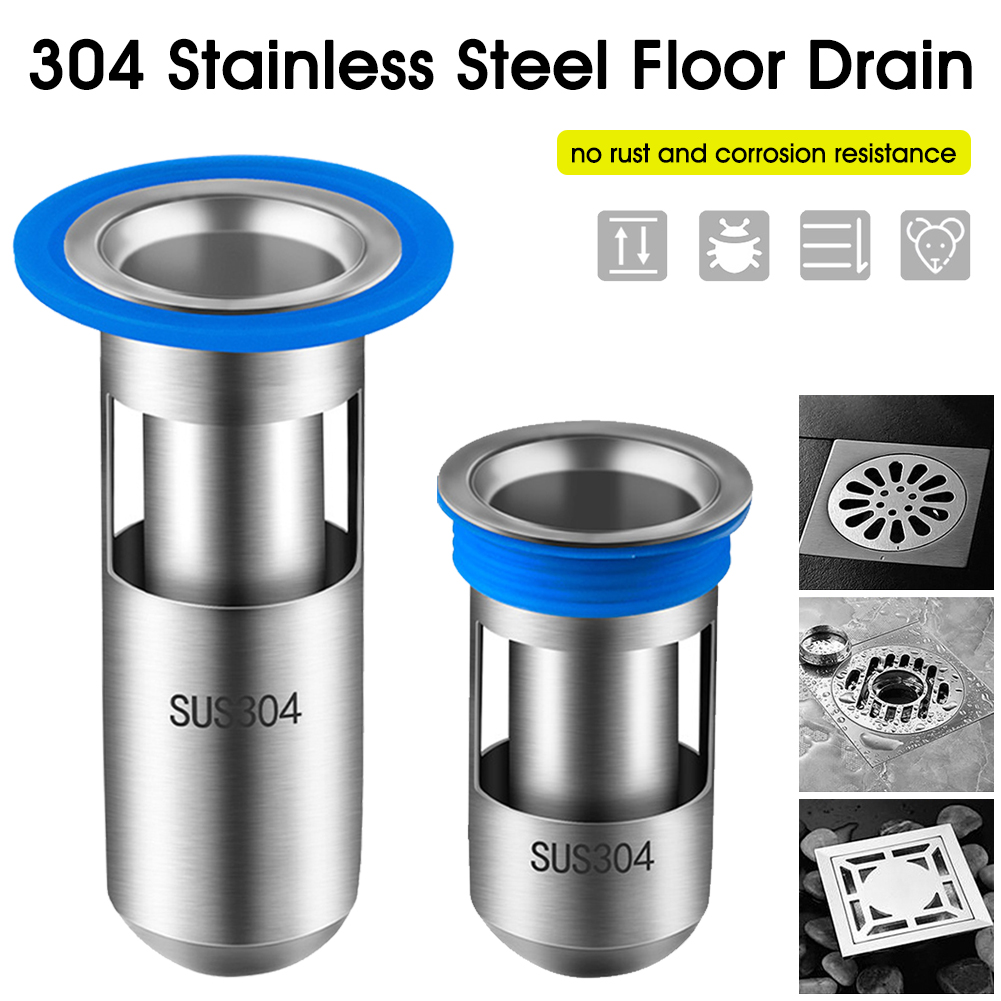 EG【Ready Stock】Floor Drain Core Anti Odor Pest Proof Stainless Steel ...