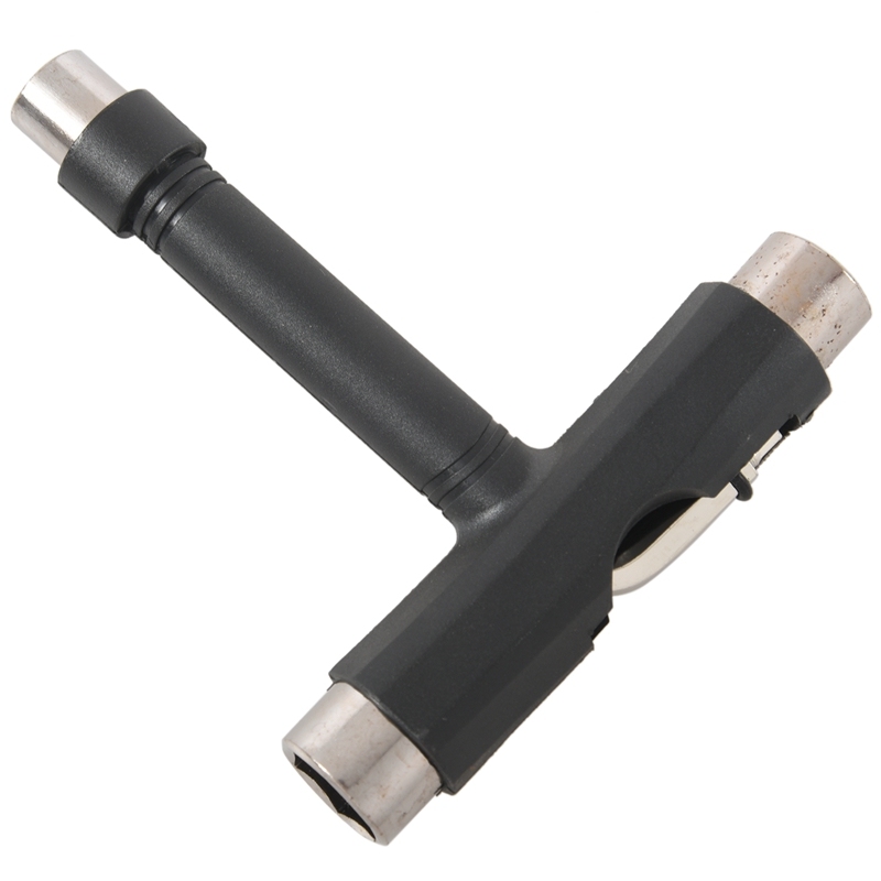 Black T SKATEBOARD ROLLER SKATE HEAVY DUTY MULTI T TOOL NEW