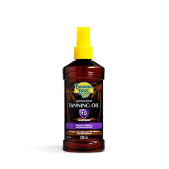 Banana Boat Deep Tanning Oil SPF15 ผลิตภัณฑ์บำรุงผิวและทำผิวเป็นสีแทนธรรมชาติ