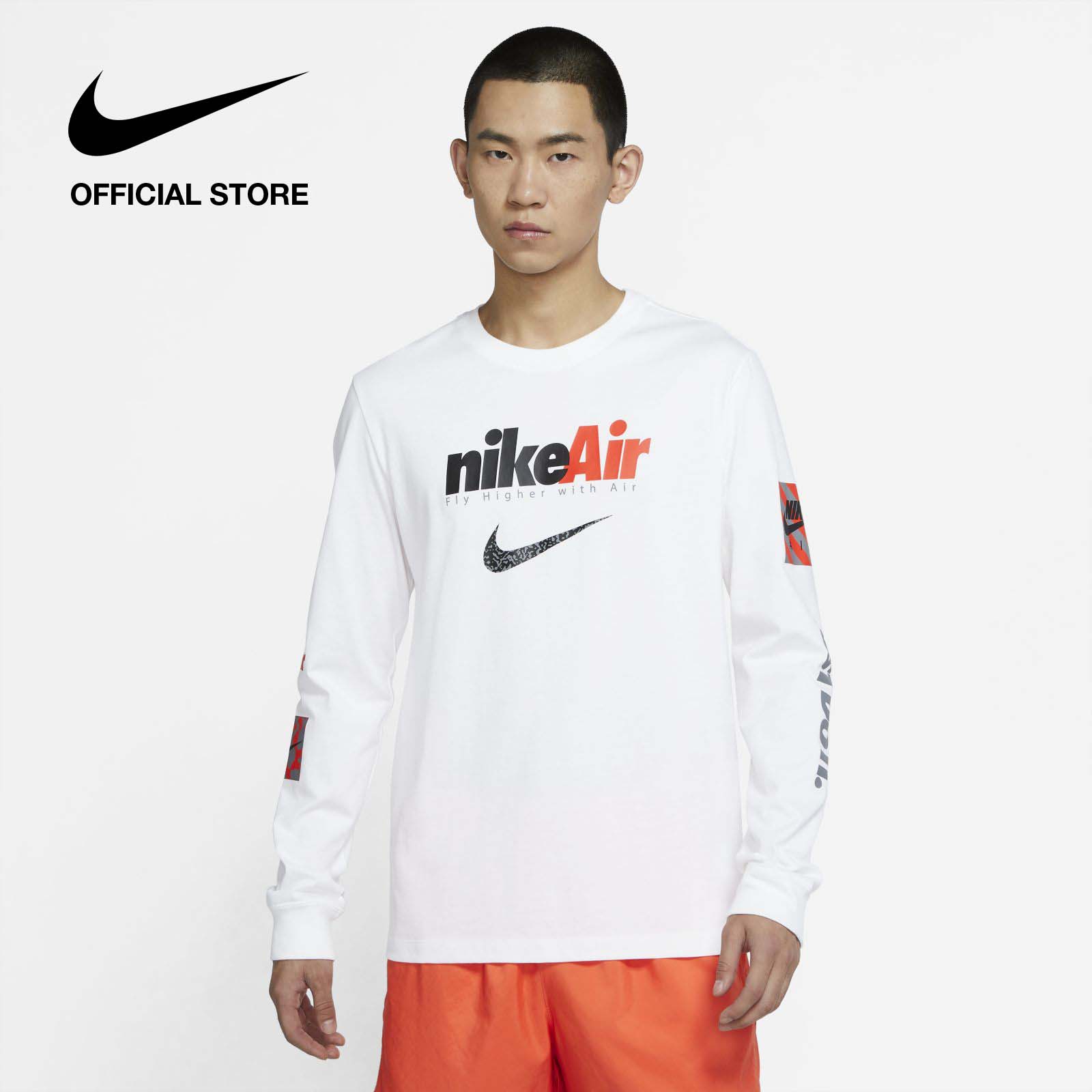 Nike Men's Sportswear T-Shirt - White ไนกี้ เสื้อยืดผู้ชาย - สีขาว