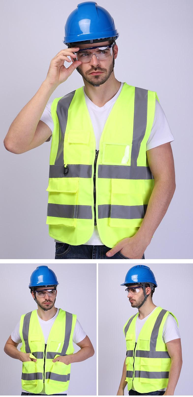 D-Box  Safety Vest ，Reflective Vest、Work Safety,Safety Products  ความปลอดภัยเสื้อกั๊กสะท้อนแสงสูงสะท้อนแสงเพื่อความปลอดภัยเสื้อกั๊กมีซิป