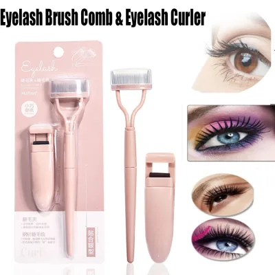 RENTAO. Portable Makeup Tool Mascara Curl Girl Eyelash Curler Eyelash Brush Comb Eyelash Separator Cosmetic Tool
