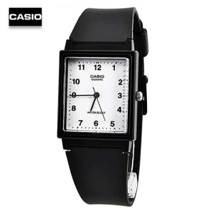 สินค้า Casio Standard นาฬิกาข้อมือผู้ชาย สีดำ สายเรซิ่น รุ่น MQ-27-7BDF