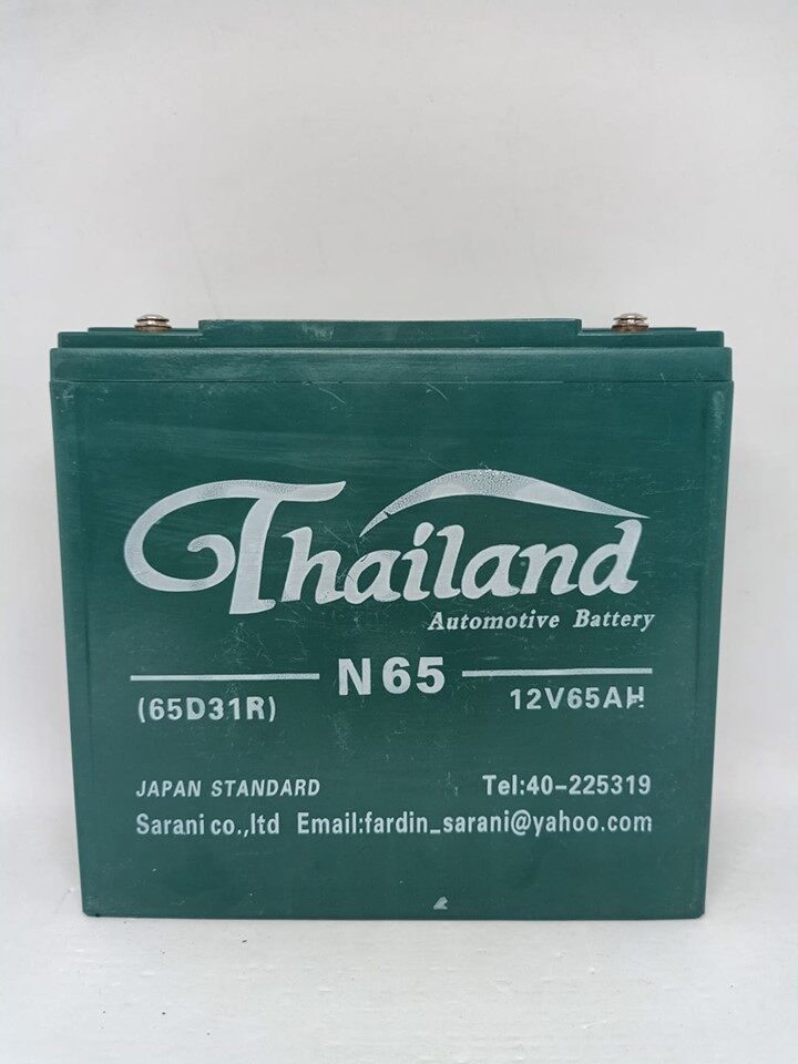Gell battery แบตเตอร์รี่ ชนิด เจว 12 V 65 A Thailand 65D31R