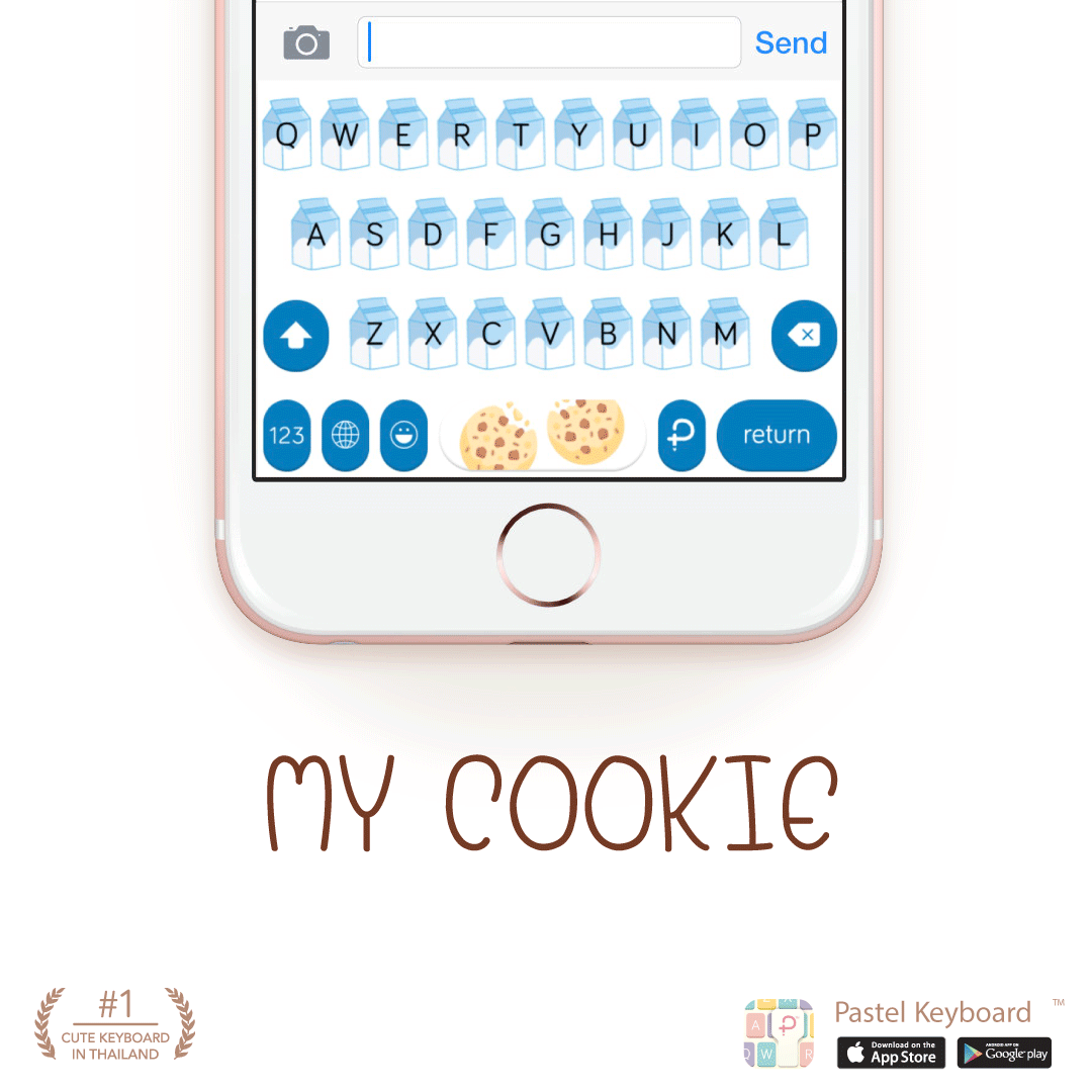 My Cookie Keyboard Theme⎮(E-Voucher) for Pastel Keyboard App