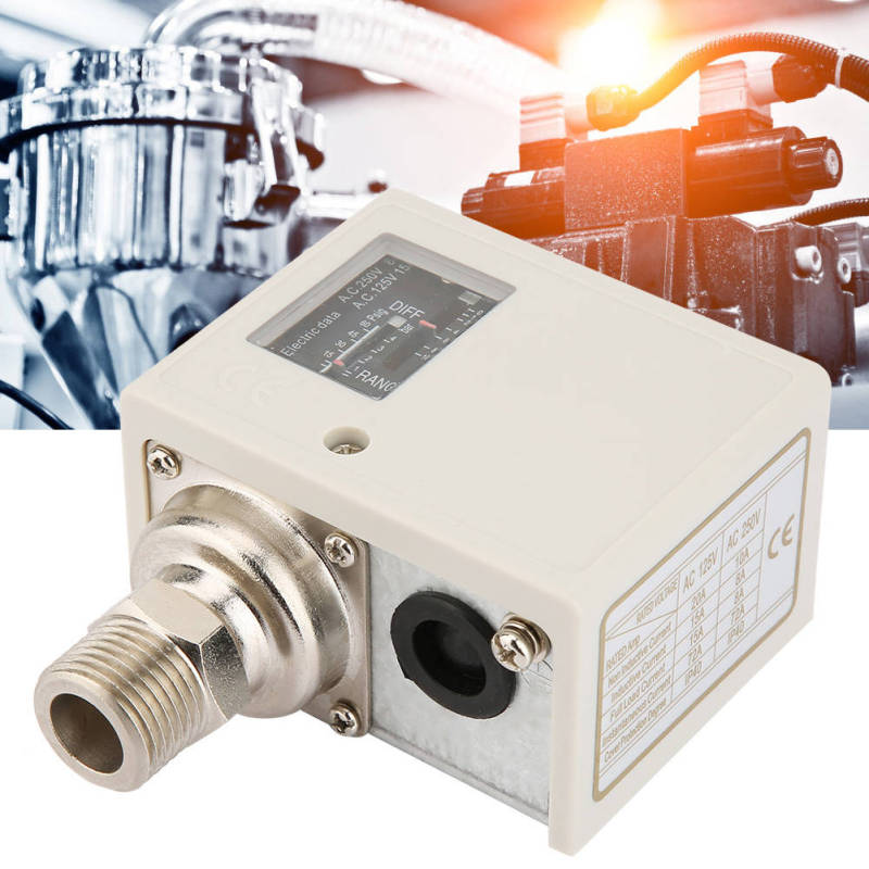 Công tắc điều khiển áp suất điện tử G1 / 2  Máy bơm nước không khí Bộ điều khiển áp suất máy nén