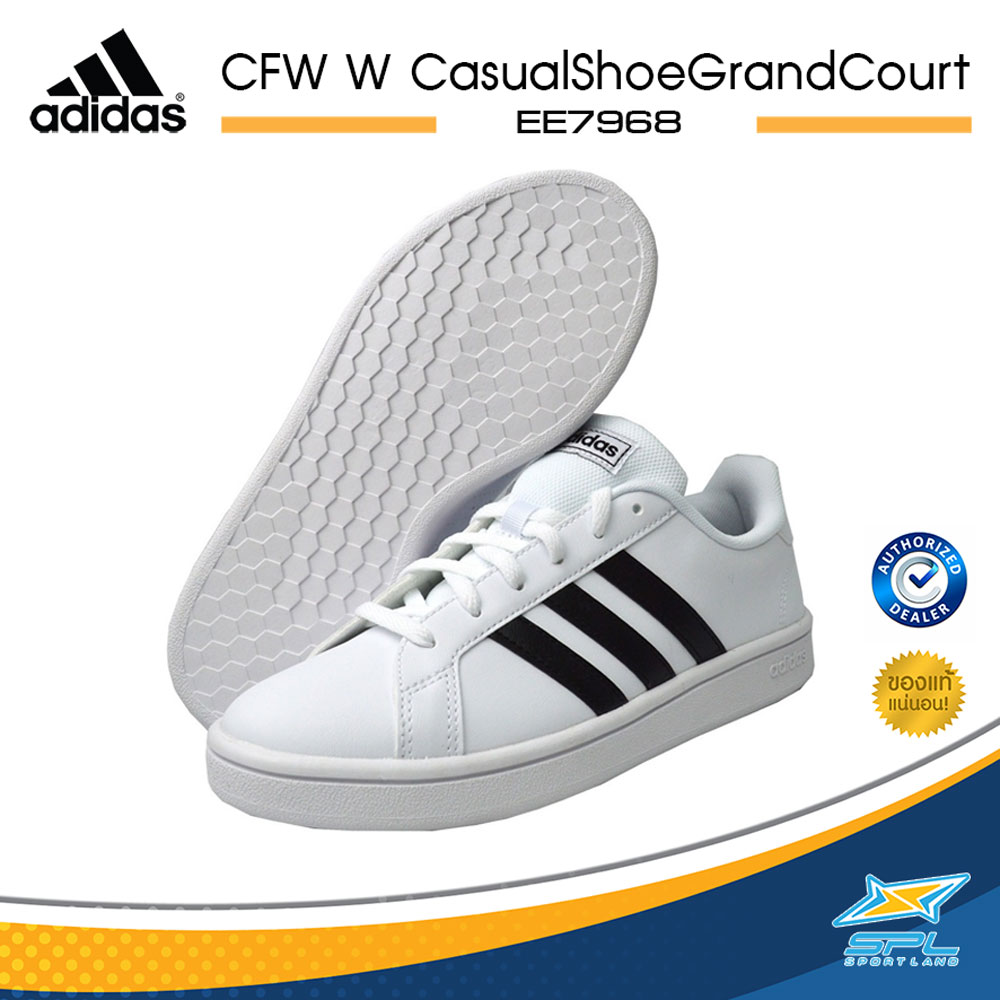 Adidas รองเท้า รองเท้าแฟชั่น รองเท้าผู้หญิง อาดิดาส Women CasualShoeGrandCourt EE7968 (1900)