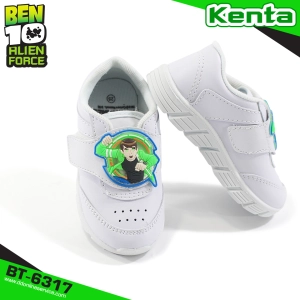 ภาพหน้าปกสินค้ารองเท้านักเรียนสีขาว รองเท้ากีฬา รองเท้าพละ รองเท้าผ้าใบเด็ก รองเท้าพละ รองเท้าลายการ์ตูน รองเท้าลายBen10 Kenta รุ่น BT-6118 , BT-6418 ซึ่งคุณอาจชอบสินค้านี้