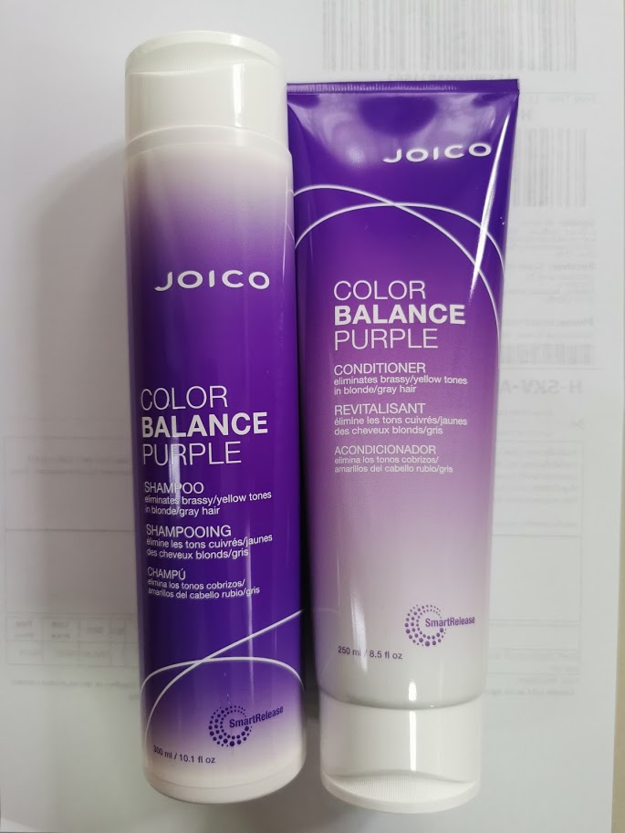 Joico Color Balance Purple shampoo and conditioner 300ml แชมพูและครีม