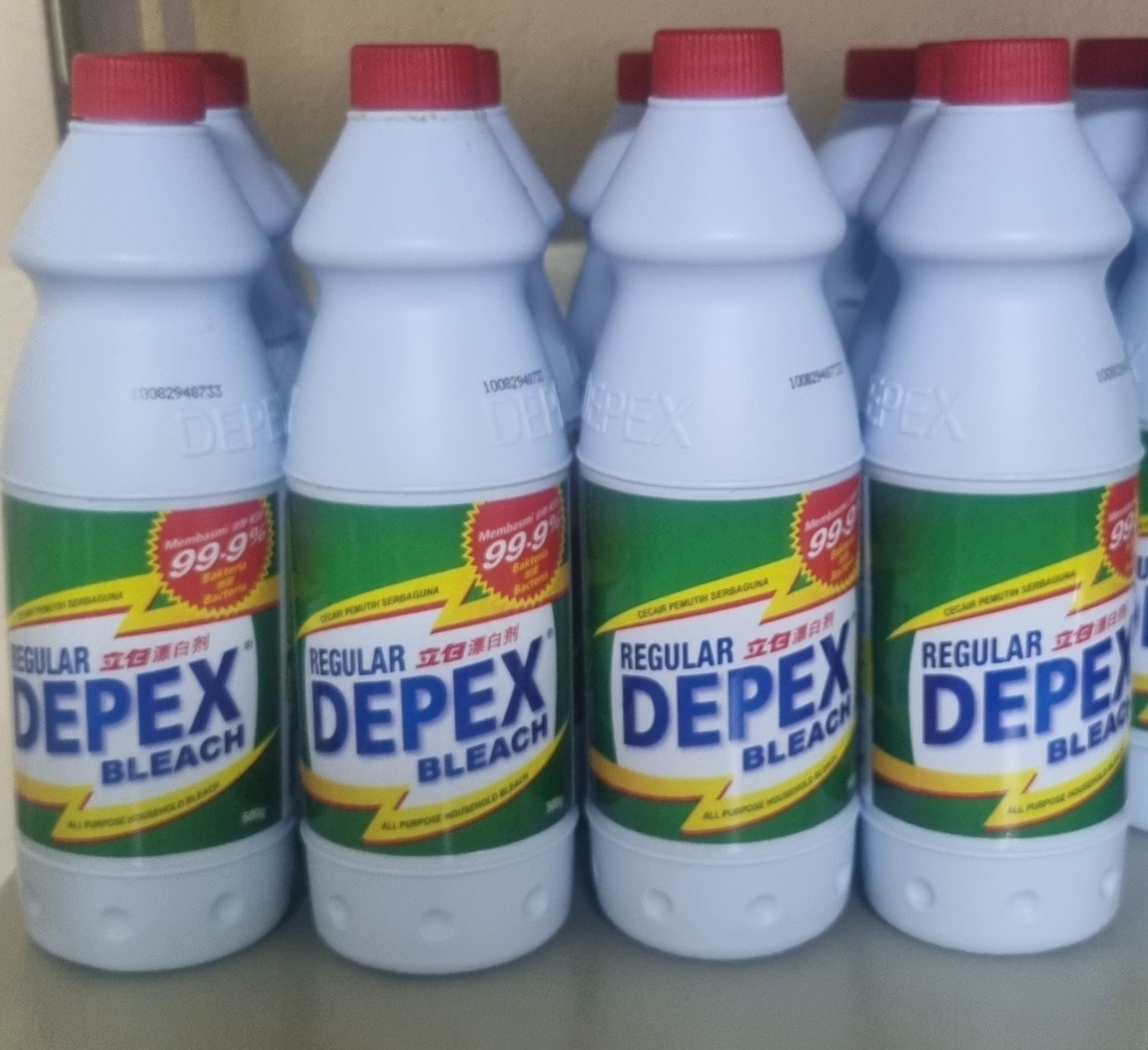 DEPEX น้ำยาฟอกผ้าขาวมาเลย์ ขนาด 1000 มล. ของแท้ 100%  จำนวน แพ็ค 2 ขวด