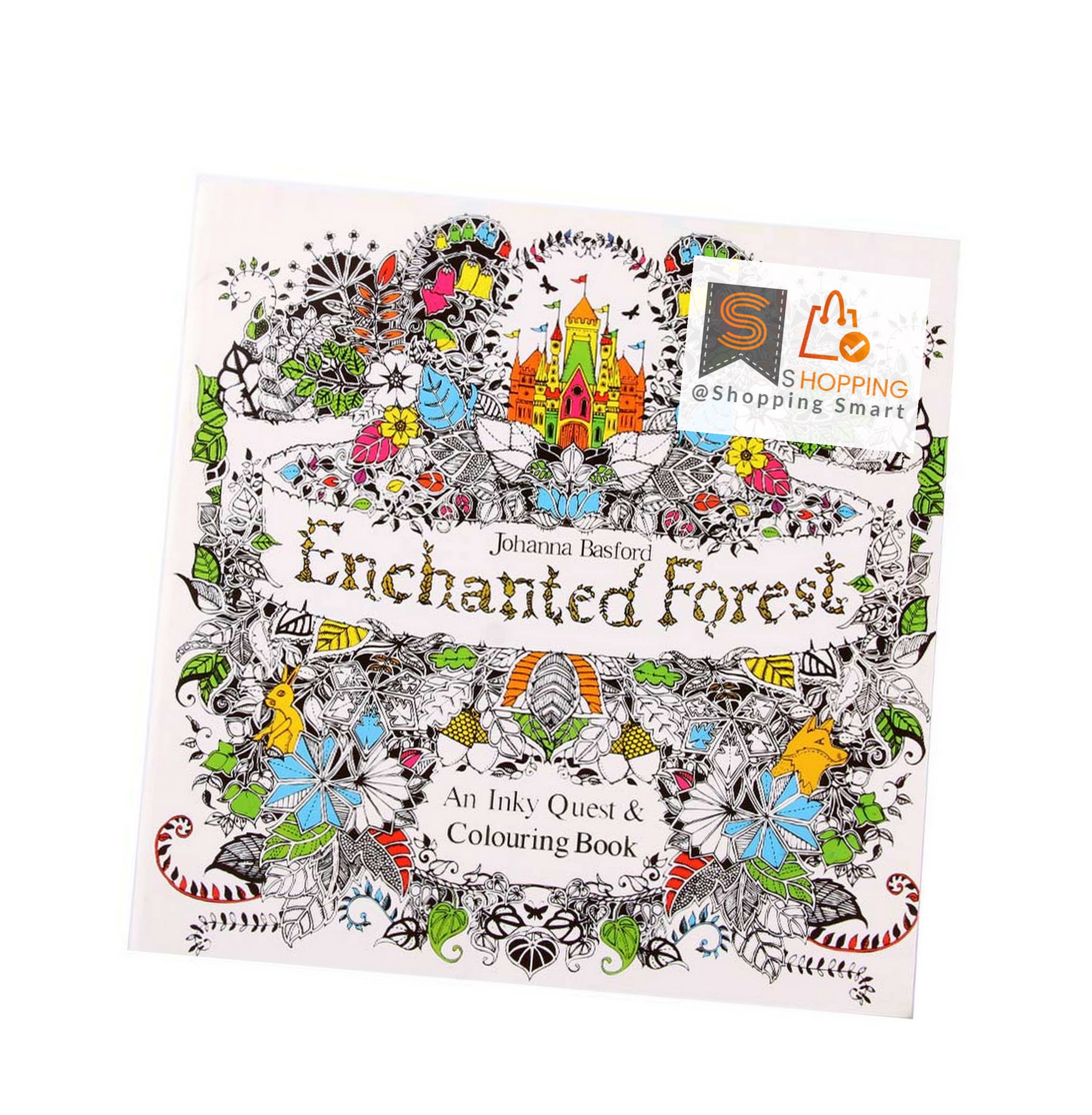 สมุดระบายสี จากนักวาดชื่อดัง Johanna Basford**พร้อมส่ง ** Enchanted