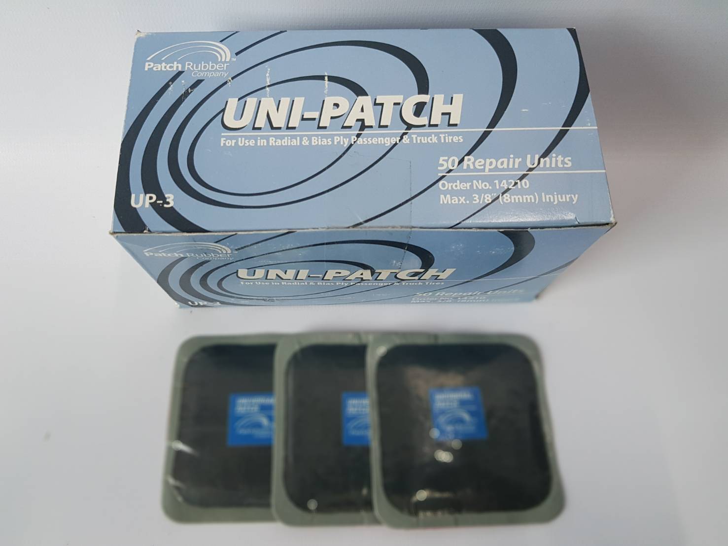 แผ่นปะยางนอก แผ่นปะยางรถเรเดียล แบบหนา UNIPATCH UP3 Tik autopart