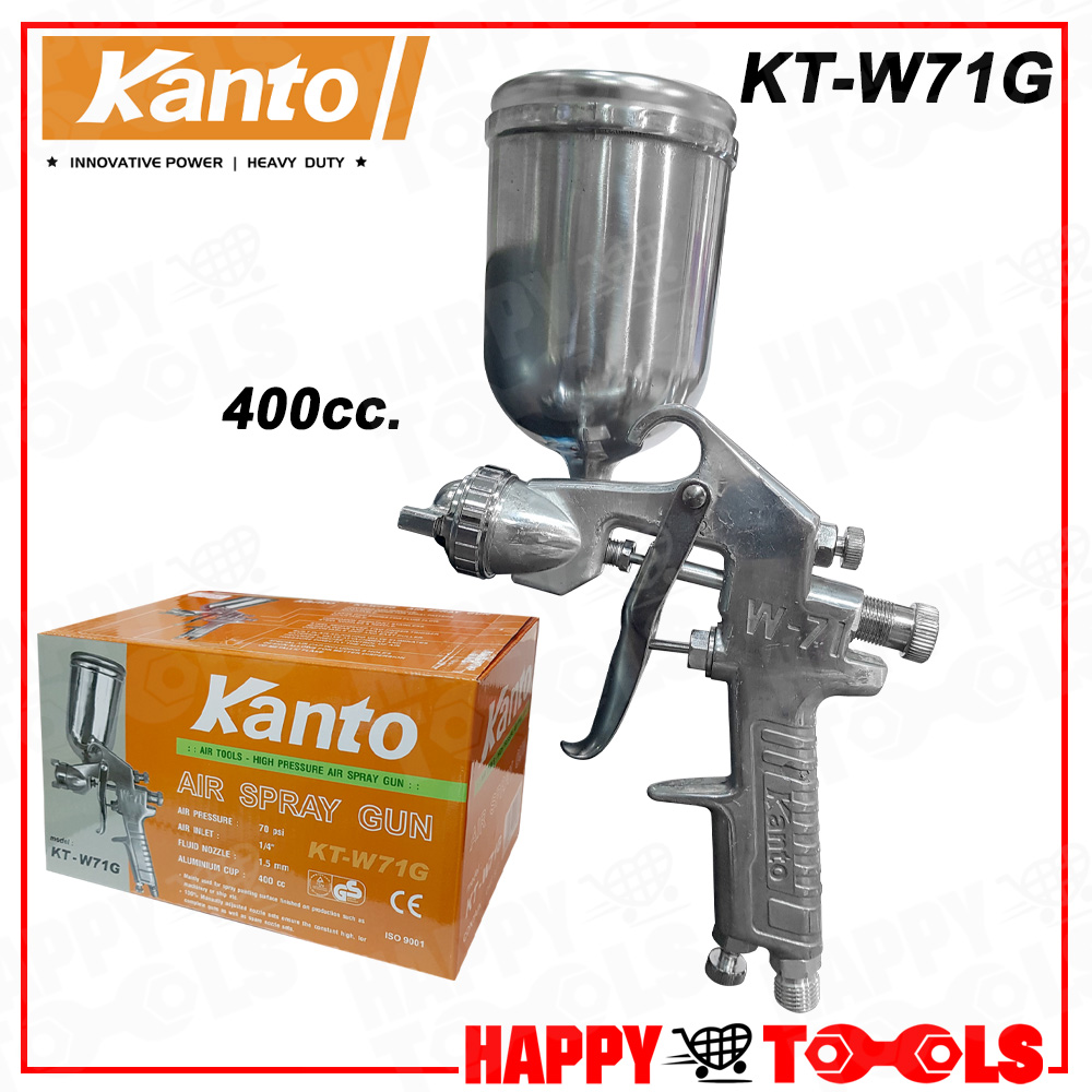 KANTO กาพ่นสี กาบน กาพ่นสีแบบดูด 400cc. รุ่น KT-W71G