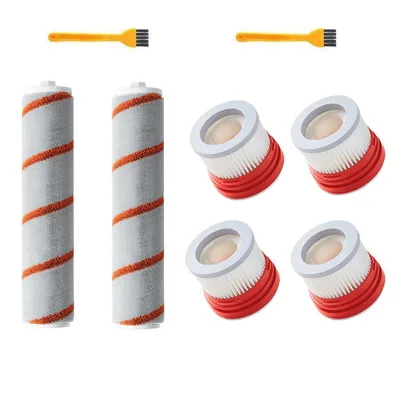 Fit for Xiaomi Dreame V9 V10 V11 Vacuum Cleaner Accessories Hepa Filter Roller Brush Cleaning Brush Parts Kit,8 Pcs