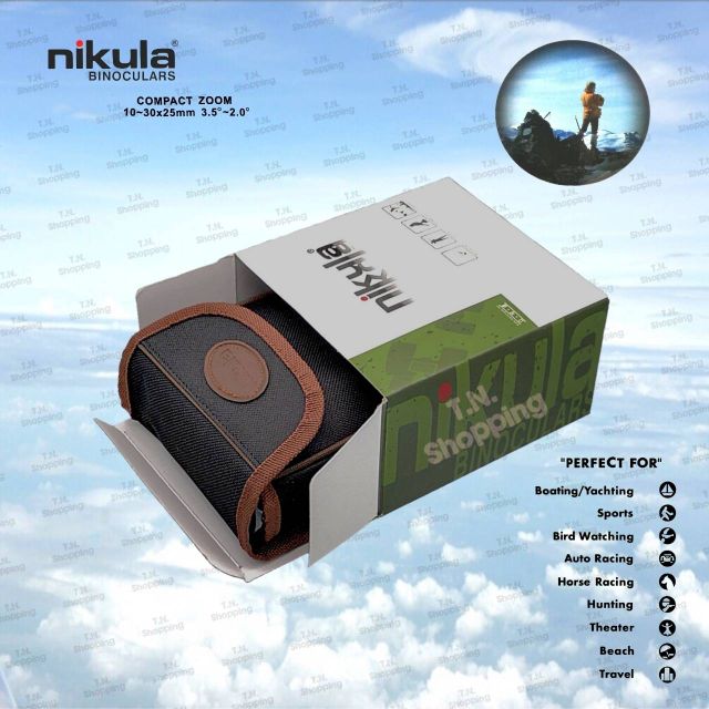 NiKula กล้องส่องทางไกล NiKula COMPACT ZOOM 10-30x25 mm