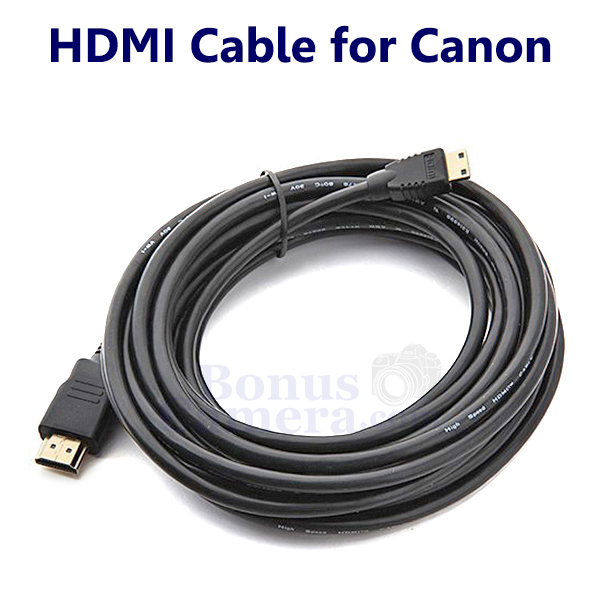 สาย HDMI ใช้ต่อกล้องแคนนอน EOS M3,M10,1100D,1200D,1300D Kiss X50,X70,X80 เข้ากับ HD TV,Projector cable for Canon