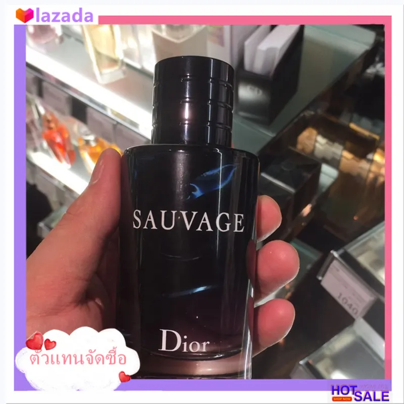 [ตัวแทนจัดซื้อ]ดิออร์ นำ้หอม น้ำหอมดิออร์ Dior น้ำหอม Perfume Dior Sauvage น้ำหอมผู้ชาย Eau de Toilette(EDT) 100ml Spray for Men ต้นฉบับของการบรรจุ 100%