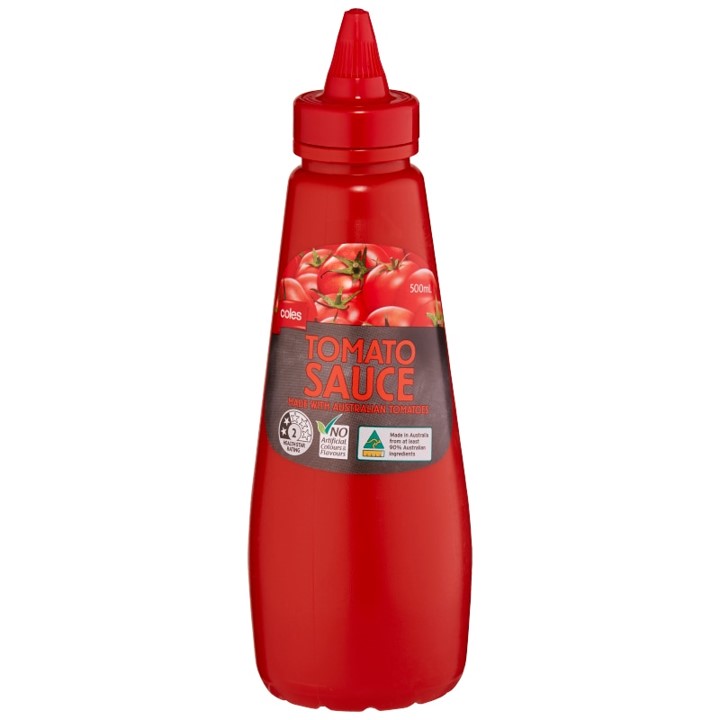 Coles Tomato Sauce โคลส์ ซอสมะเขือเทศ 500ml. Lazada.co.th