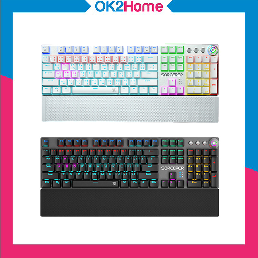 Nubwo X30 Terminator Gaming Keyboard RGB BLUE SWITCH (BLACK) คีย์บอร์ด ...