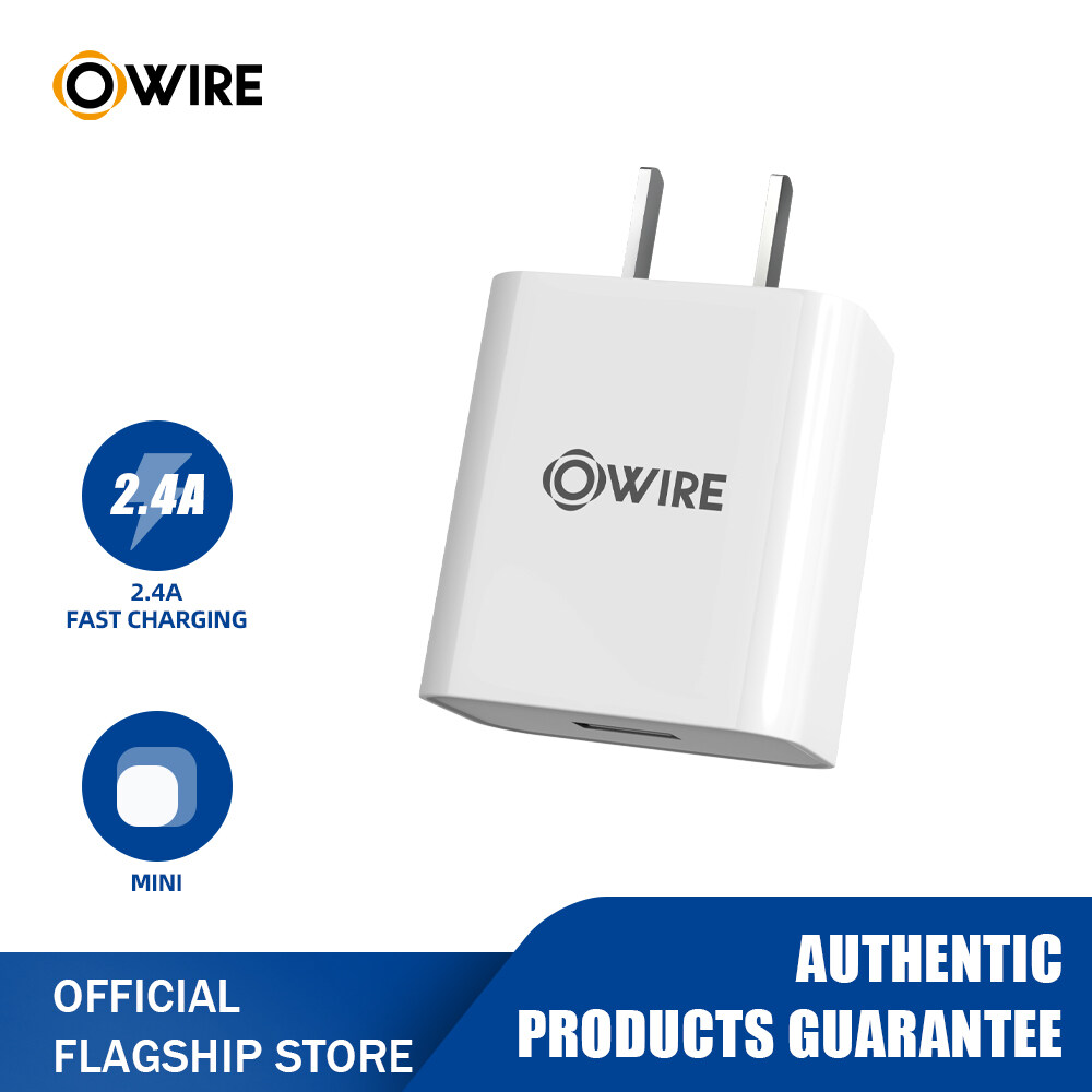 【ส่วนลดใหญ่】OWIRE หัวชาร์จ Fast Charger 2A หัวชาร์จเร็ว หัวชาร์ทไฟ สมาร์ทชาร์จสำหรับ USB พอร์ตชาร์จไว ที่ชาร์จแบต iPhone/iPad HUAWEI P30/Xiaomi/OPPO/VIVO/Samsung