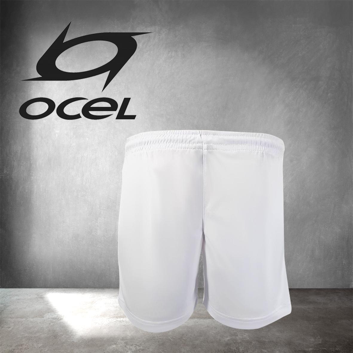 Ocel กางเกงฟุตบอล สำหรับเด็ก Football ShortsKids OC-BK001 White
