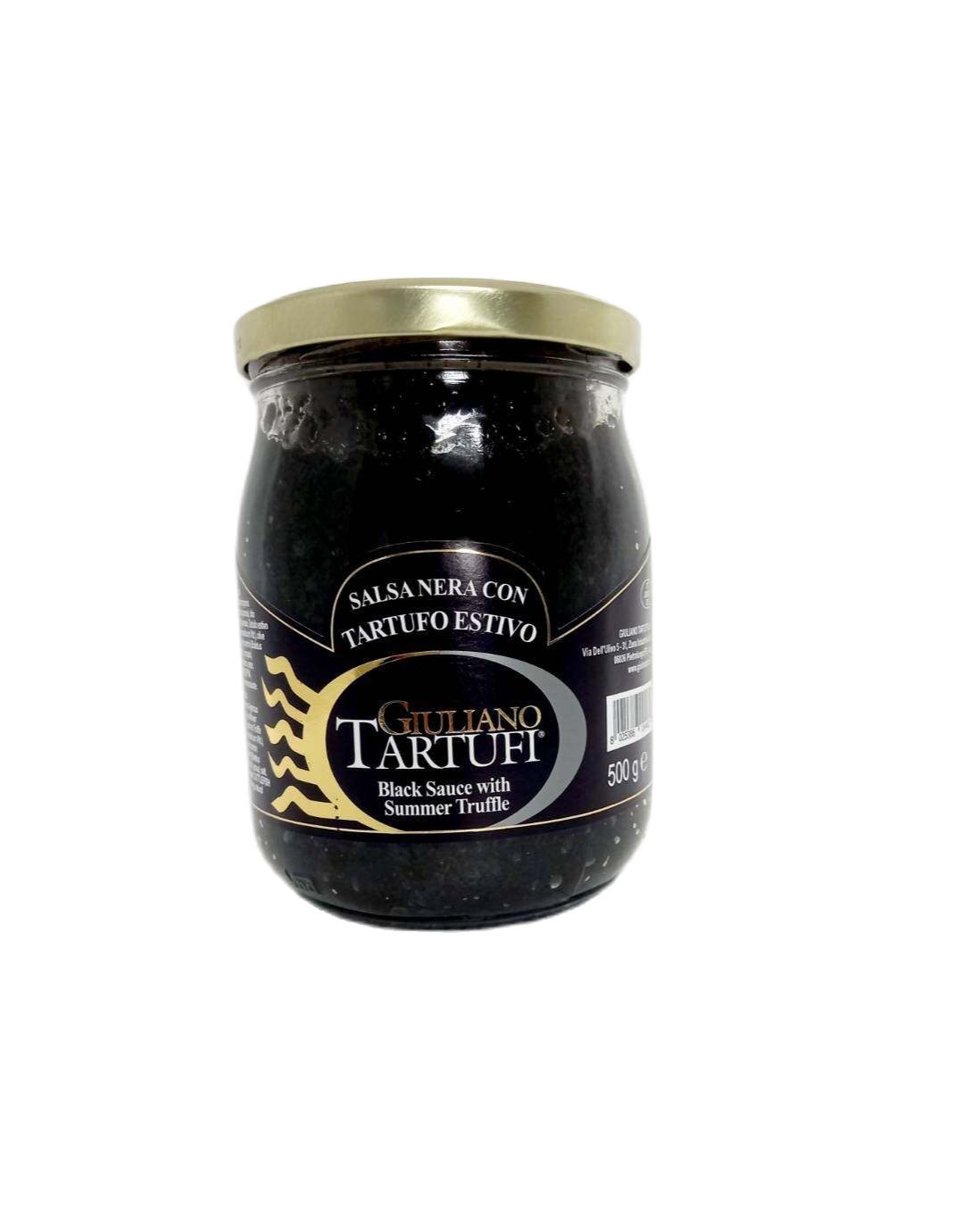Giuliano 5 Black Truffle Sauce 500 g / ซอสสำหรับพาสต้าผสมเห็ดทรัฟเฟิล