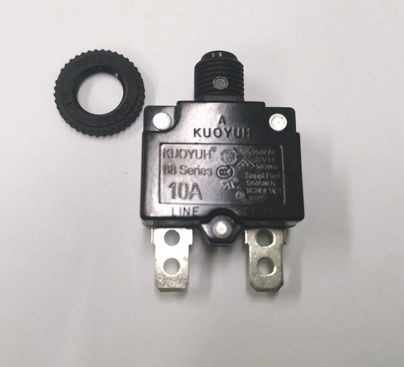 KUOYUH Circuit Breaker 88 Series 10A 125/250VAC 32VDC-50VDC - Foto 6
