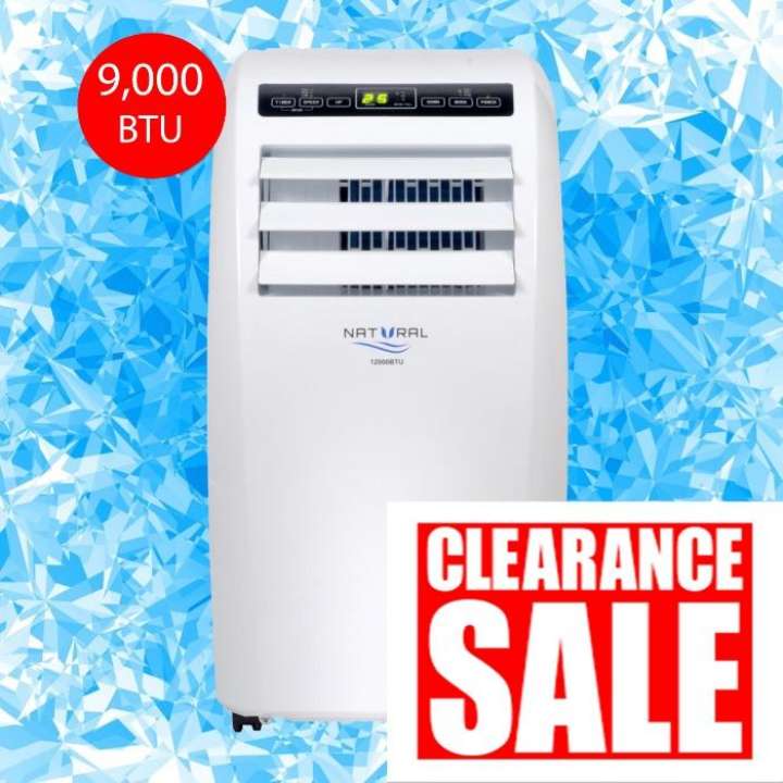 ไม่ซื้อไม่ได้แล้ว แอร์เคลื่อนที่ลดราคาจัดหนัก Natural 9,000 BTU