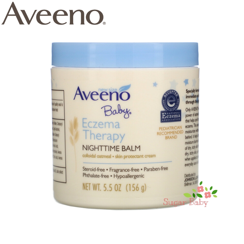 รีวิว Aveeno Baby® Eczema Therapy Nighttime Balm บาล์มบรรเทาอาการคันผิวสำหรับเด็กทารก