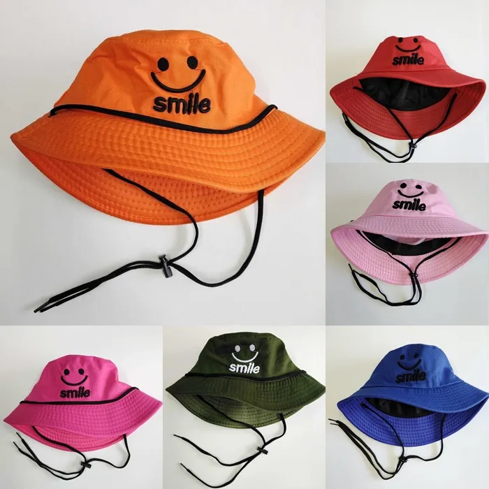 หมวกแฟชั่น หมวก หมวกบักเก็ตมีสาย (ยิ้มSmle) หมวกกันแดด หมวกบักเก็ต AM0025