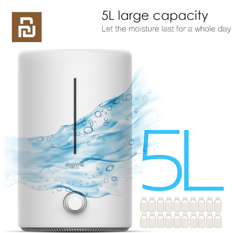 Deerma F628 5L Air Humidifier Mute Ultrasonic Aroma Diffuser Household Mist Maker Fogger Purifying Humidifier Oil