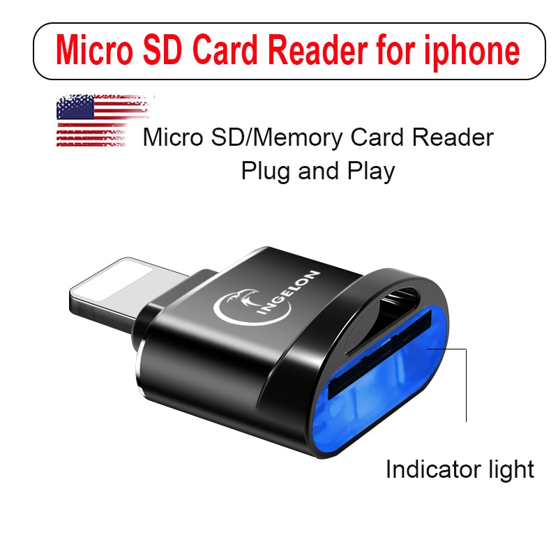 Micro การ์ดรีดเดอร์ SD Cartao De Memoria การ์ดความจำ Adaptador OTG To อะแดปเตอร์แบบ Lightning ตัวแปลง TF ผลิตภัณฑ์ราคาถูกสำหรับ/Ipad