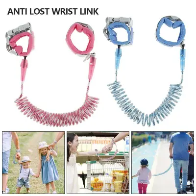 8 Feet Toddler Anti-lost Safety Wristband Reflective Safety Wristband Anti-lost Wristband Strap Adjustable Wristband Toddler Safety Wrist Link Toddler Leash